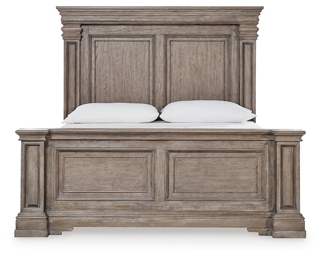 Blairhurst Queen Panel Bed with Mirrored Dresser