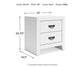 Binterglen Twin Panel Bed with Nightstand