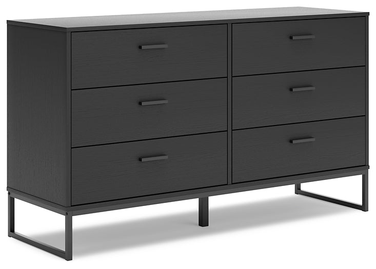 Socalle Twin Panel Headboard with Dresser, Chest and Nightstand