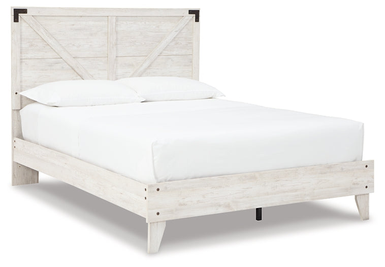 Shawburn Queen Platform Bed with Dresser and Chest