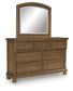 Feddinger Dresser and Mirror