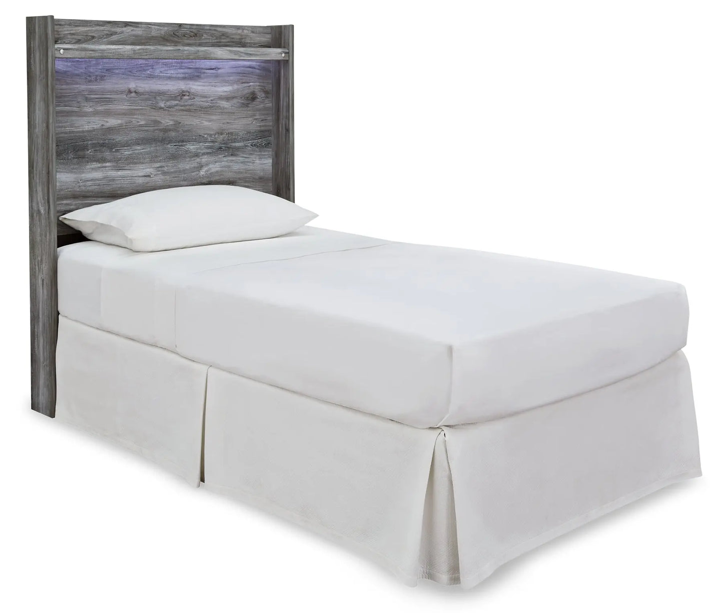 Baystorm Twin Panel Headboard with Mirrored Dresser and Nightstand Premier Furniture & Mattress