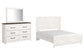 Gerridan Queen Panel Bed with Mirrored Dresser Premier Furniture & Mattress