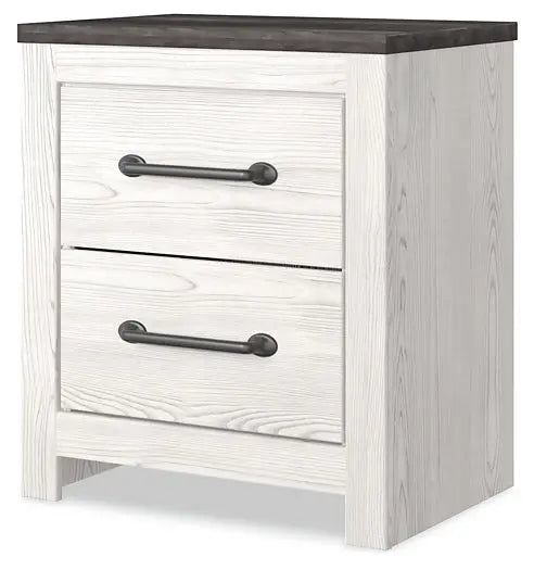 Gerridan Queen Panel Bed with Mirrored Dresser and Nightstand Premier Furniture & Mattress