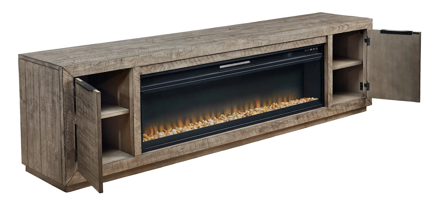 Krystanza TV Stand with Electric Fireplace Premier Furniture & Mattress