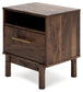 Calverson One Drawer Night Stand