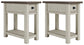 Bolanburg 2 End Tables