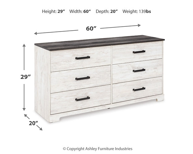 Shawburn Six Drawer Dresser